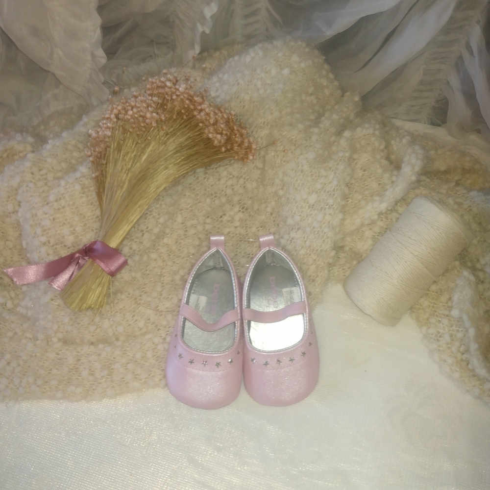 Bebe Sparkly Pink Dress Shoes for Kids